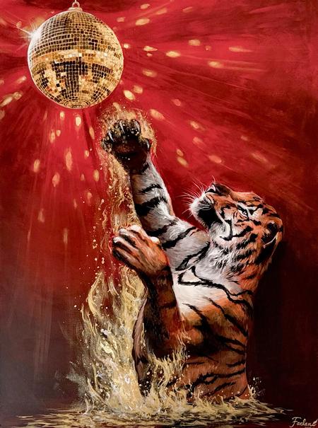 Art Galleries - Tiger painting - 148473